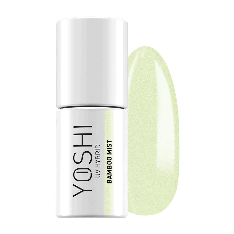 Yoshi UV Hybrid nagellak in Bamboo Mist, milieuvriendelijke nagellak voor mooie nagels.