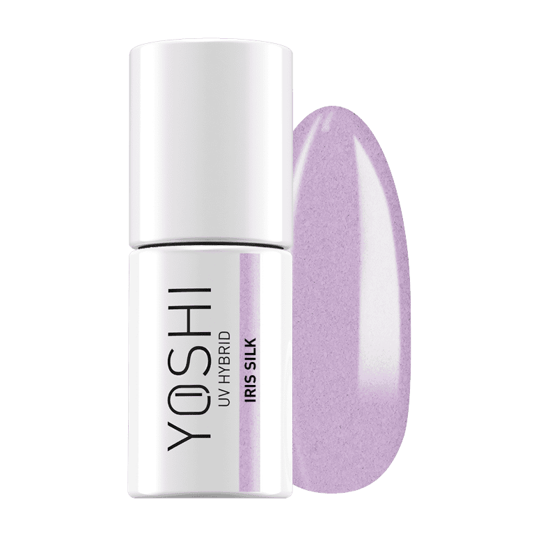 Yoshi UV Hybrid nagellak in Iris Silk, ideaal voor langdurige en glanzende nagels. Perfect voor prof.