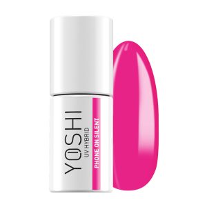 Yoshi UV gel nagellak fles en gel nagelstaaf in roze kleur.