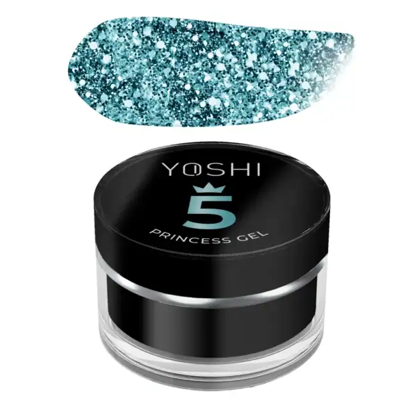 Yoshi Princess Gel nagellak en glitter voor mooie nagelkunst.