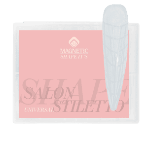 Magnetische nagelvorm voor perfecte gel- en acrylnagels, herbruikbaar en gemakkelijk te gebruiken.