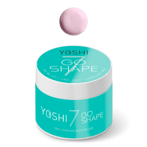 Yoshi 7 Go Shape zelfnivellerende builder gel voor perfecte nagelvormen.