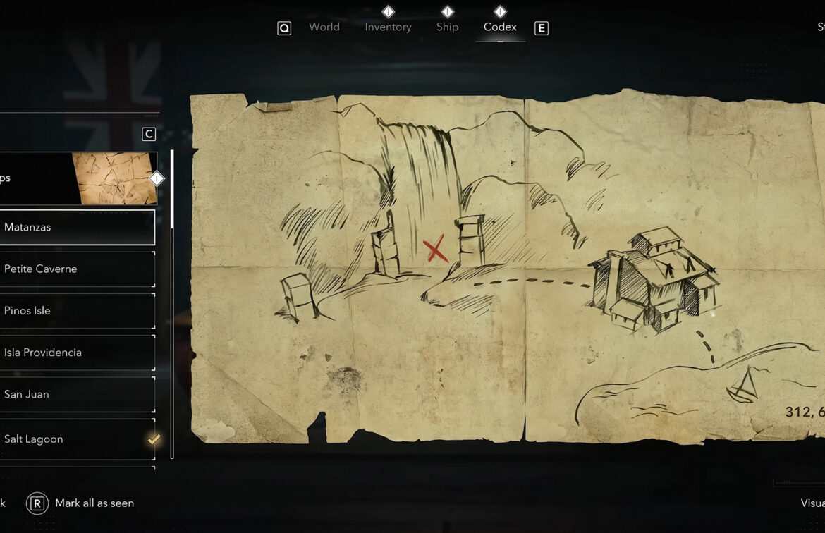 Matanzas Treasure Map
