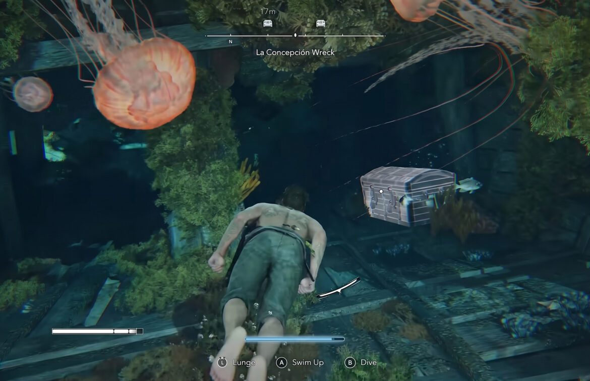 On the right, you'll see a large chest containing a reward