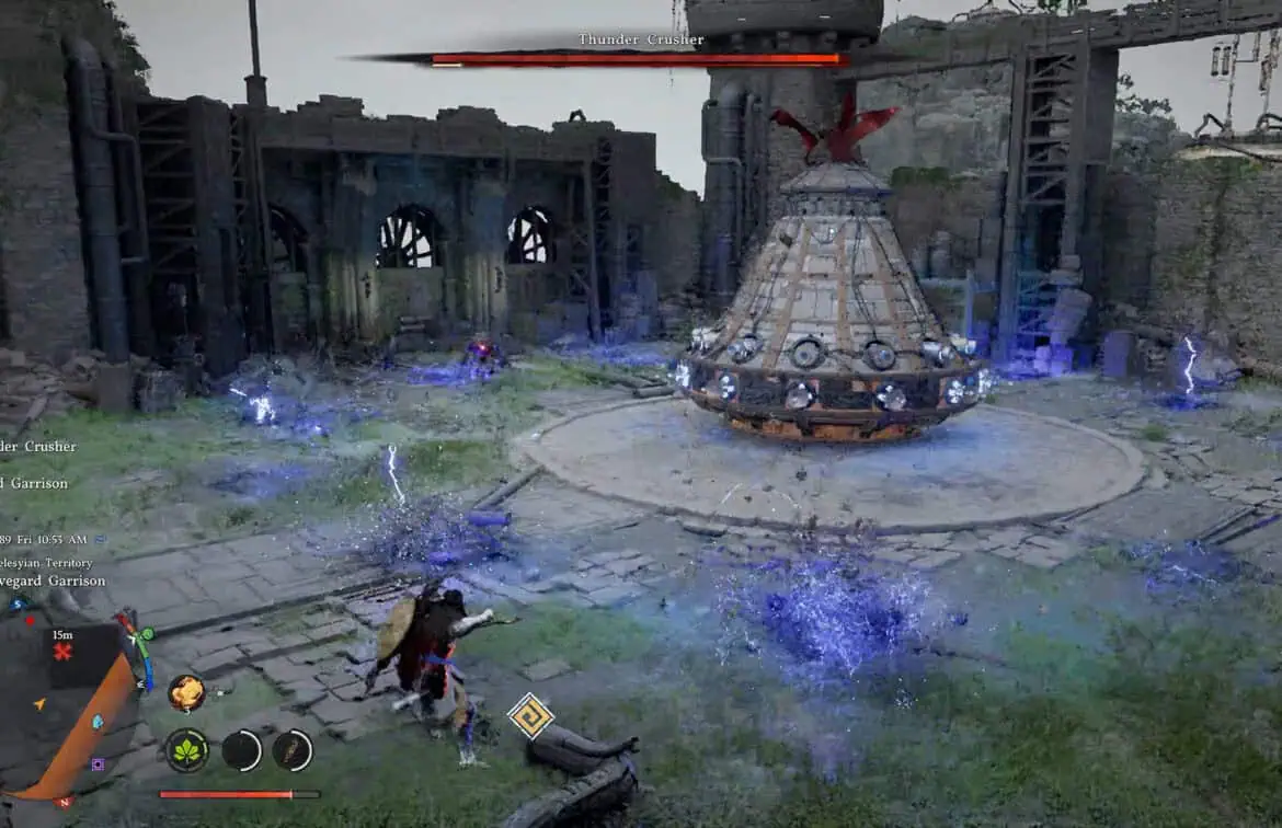Thunder Crusher Attack Patterns in Crimson Desert