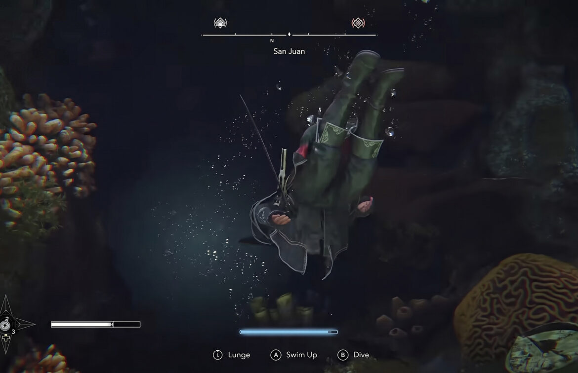 You need to find a cave underwater