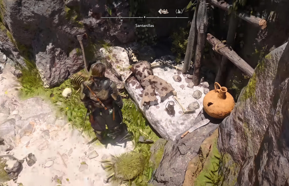 You'll find the map in this spot