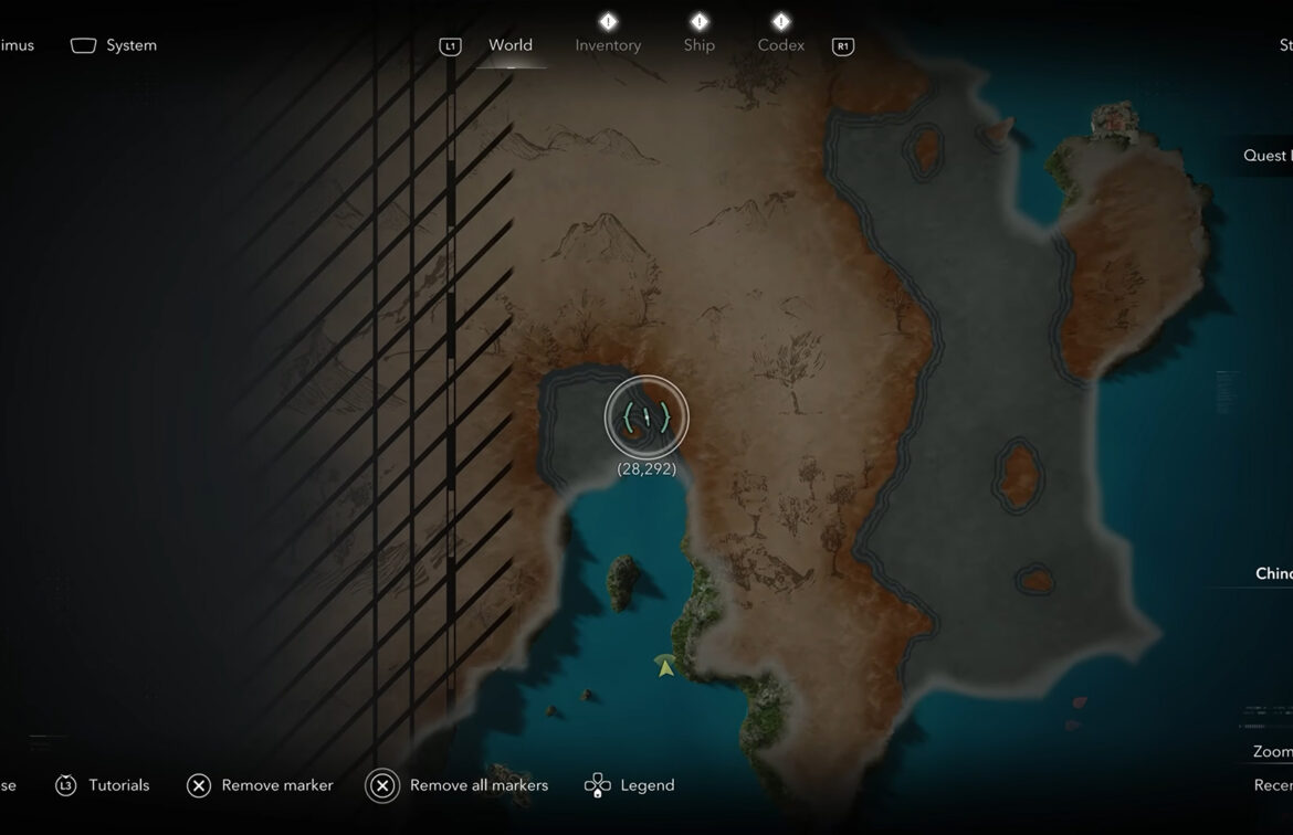 Aveline Legendary Figurehead Location