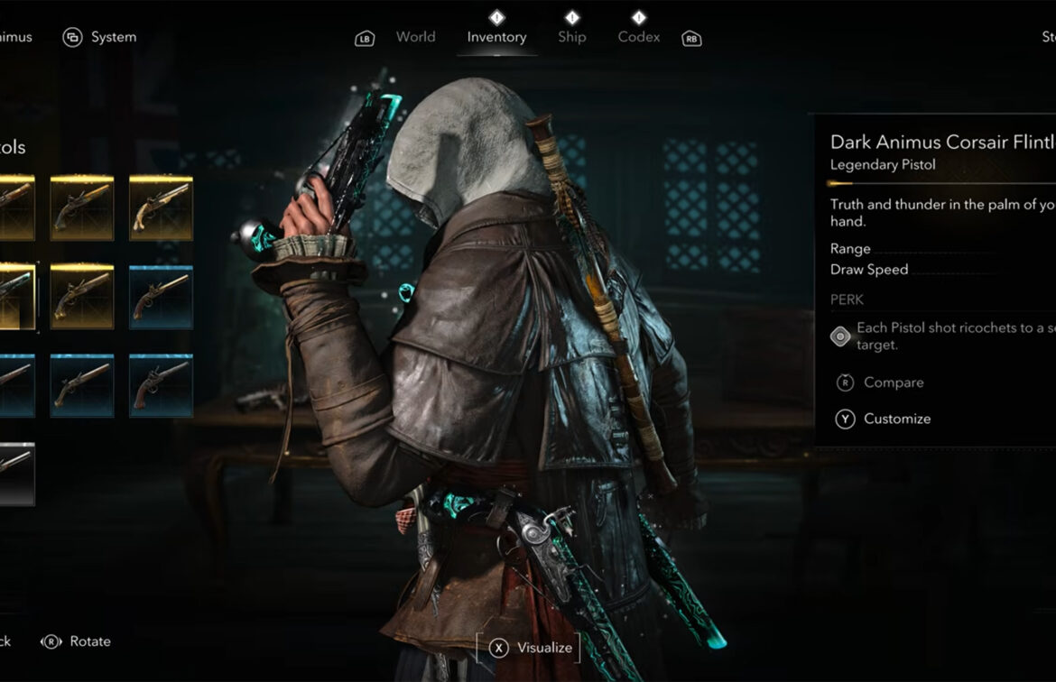 Dark Animus Corsair Flintlocks