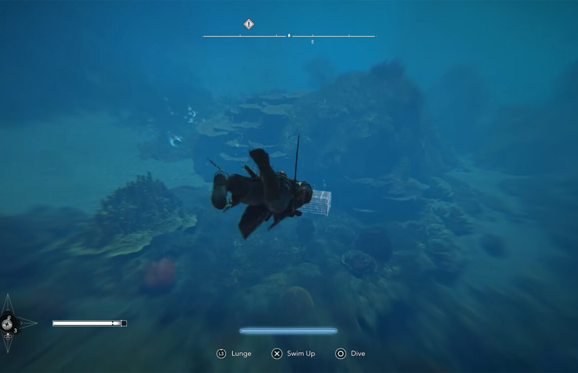 Find the chest underwater