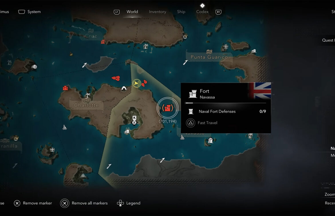 First, you need to capture Fort Navassa