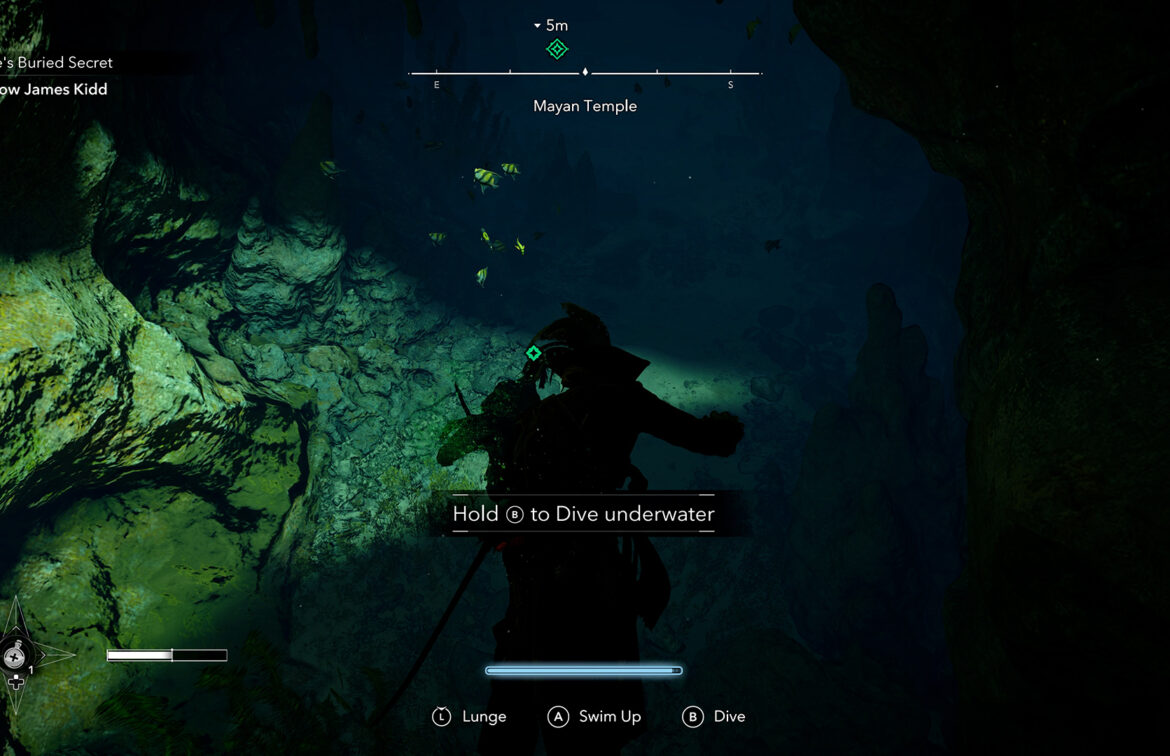Following James Kidd Through the Underwater Tunnel