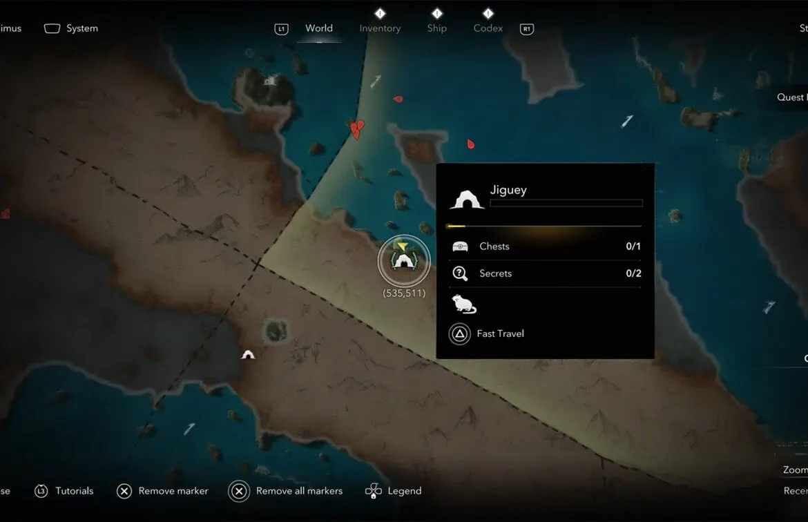 The second part of the map is with Jiguey