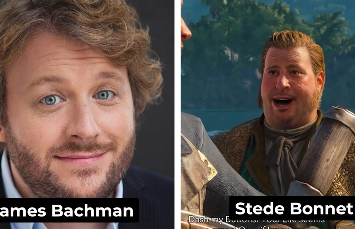 Stede Bonnet's is voiced by an actor James Bachman