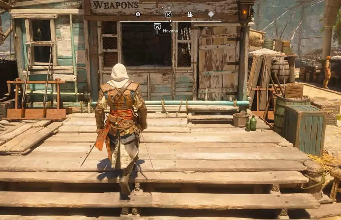 Weapons Dealer in Gavana