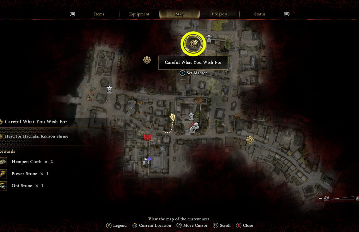 Stout Pillars quest location
