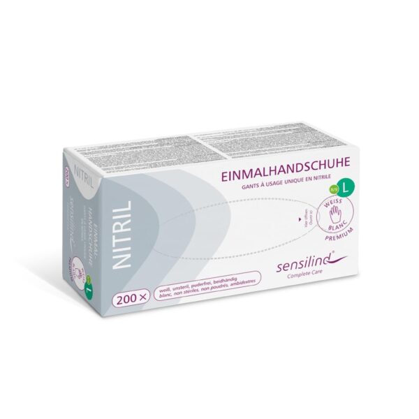 Sensilind Nitril Premium WEISS - 200x