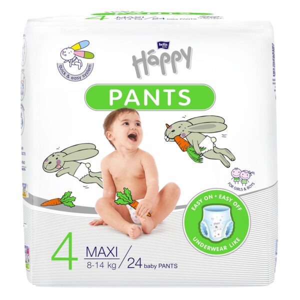 Bella Baby Happy Maxi Pants Gr.4 8-14kg - 24Stk.