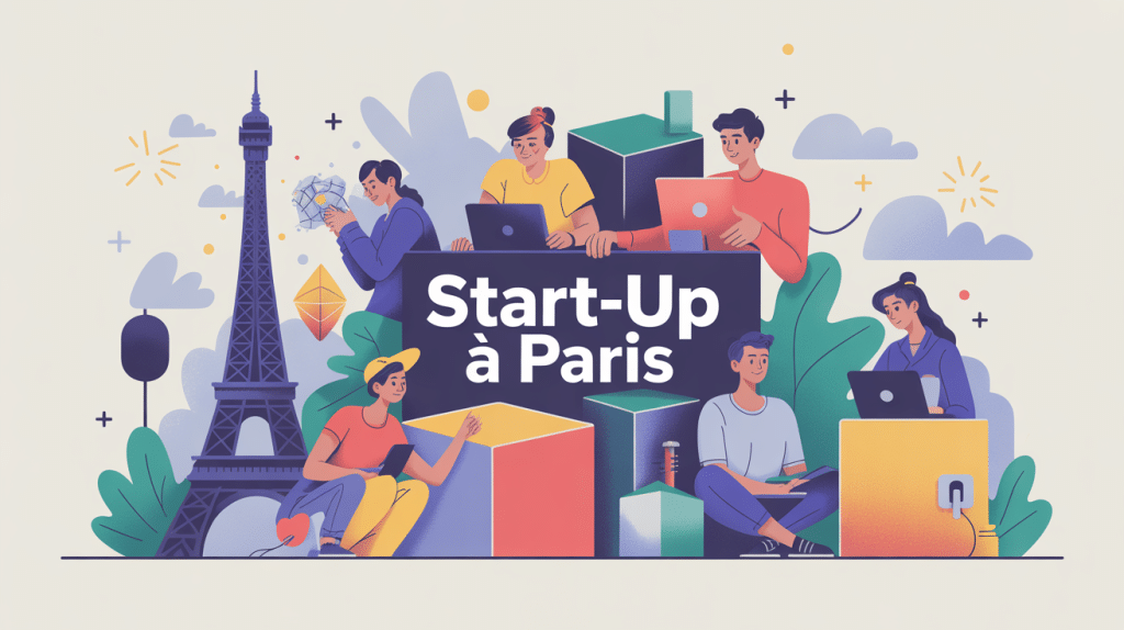 paris start up illustration écosystème dynamique