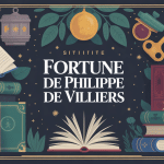 philippe de villiers fortune, éléments symboliques et titre au centre