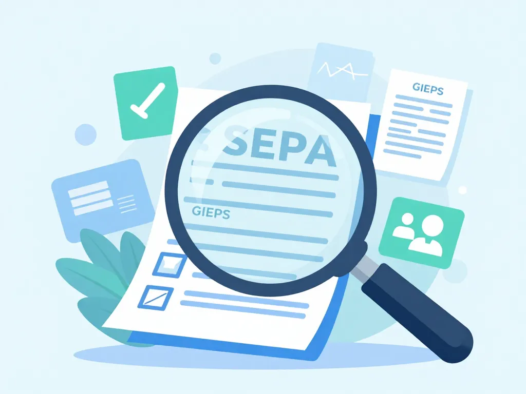 prlv sepa gieps banque loupe contrat