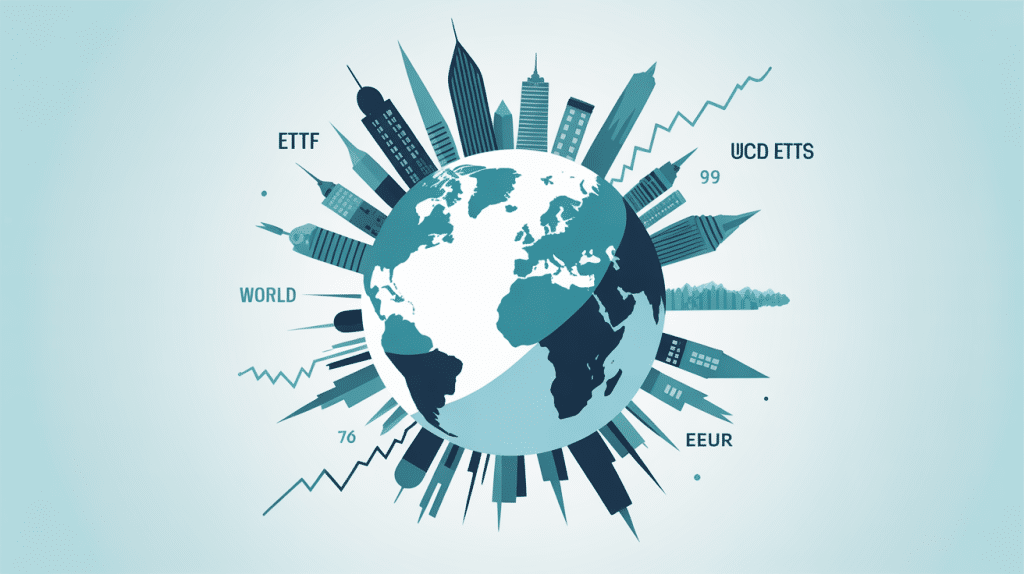 amundi etf msci world ucits etf eur globe graphique investissement
