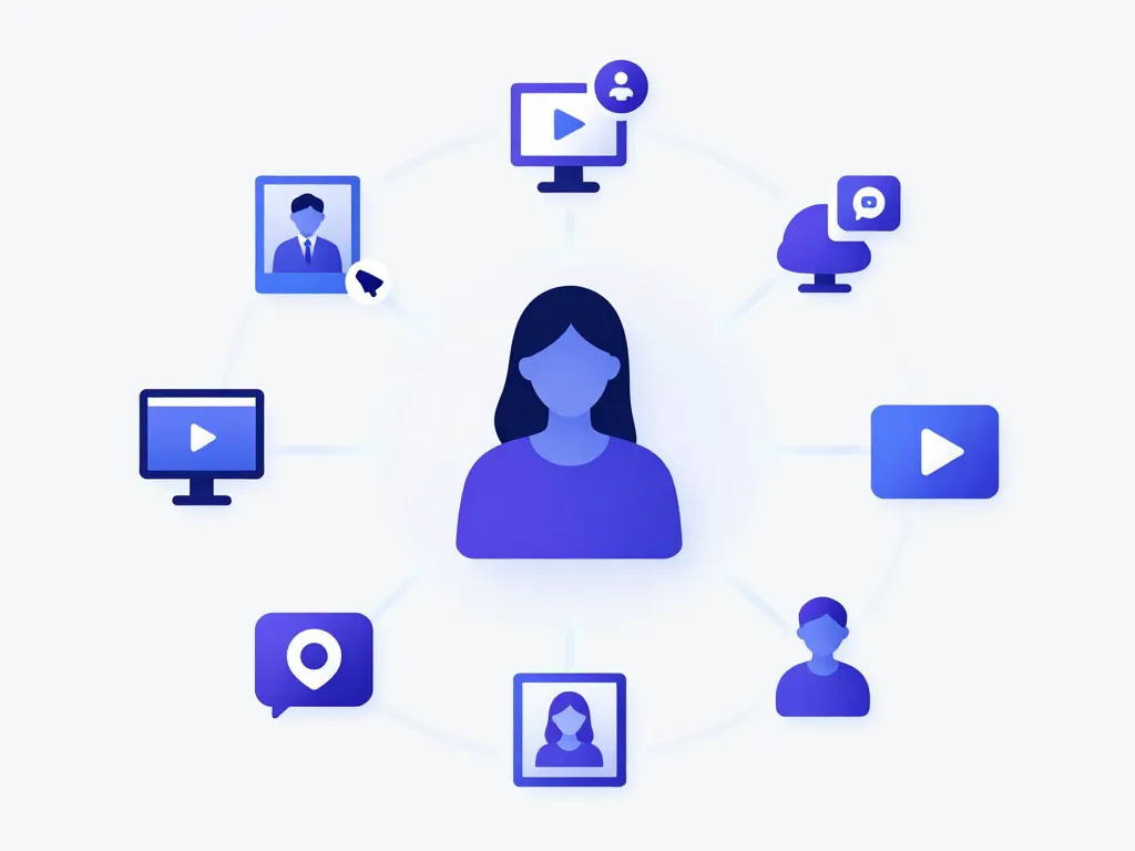 Nina Fam profession, schéma écosystème digital, contenu