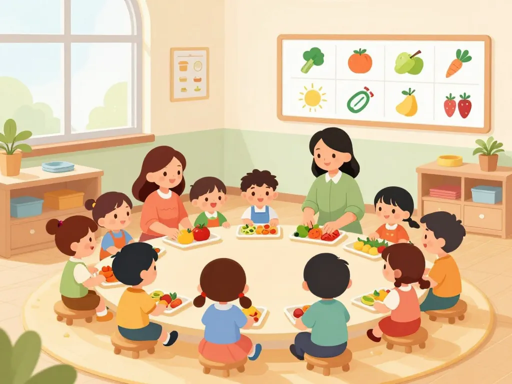 Organisation semaine du gout maternelle enseignants enfants