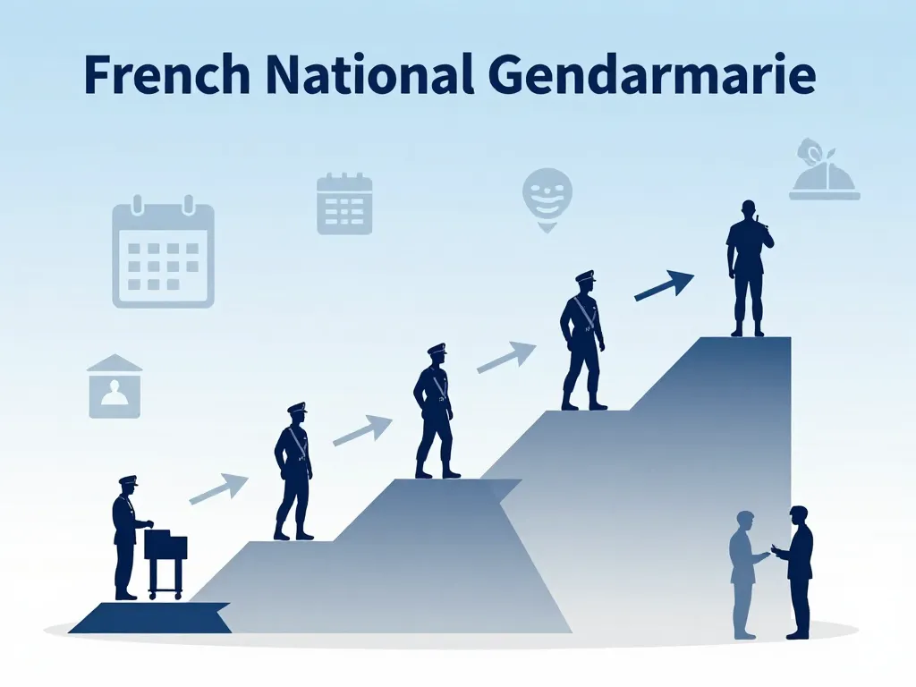Schéma fonctionnement tableau avancement officiers gendarmerie