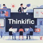 thinkific plateforme illustration enseignants élèves