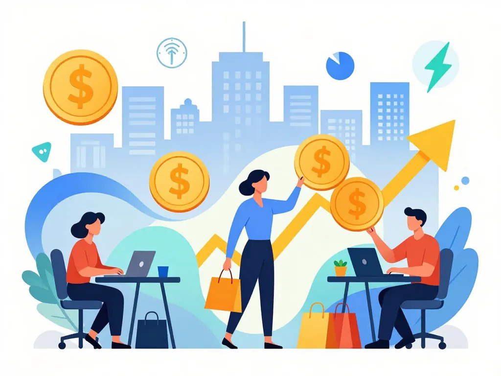 defi economie silhouettes emploi quotidien fluctuation