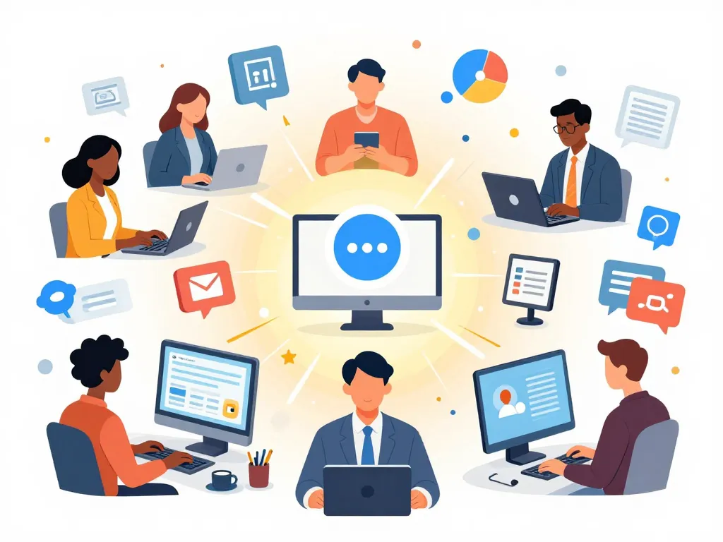 illustration idee de business 2024 digital en ligne