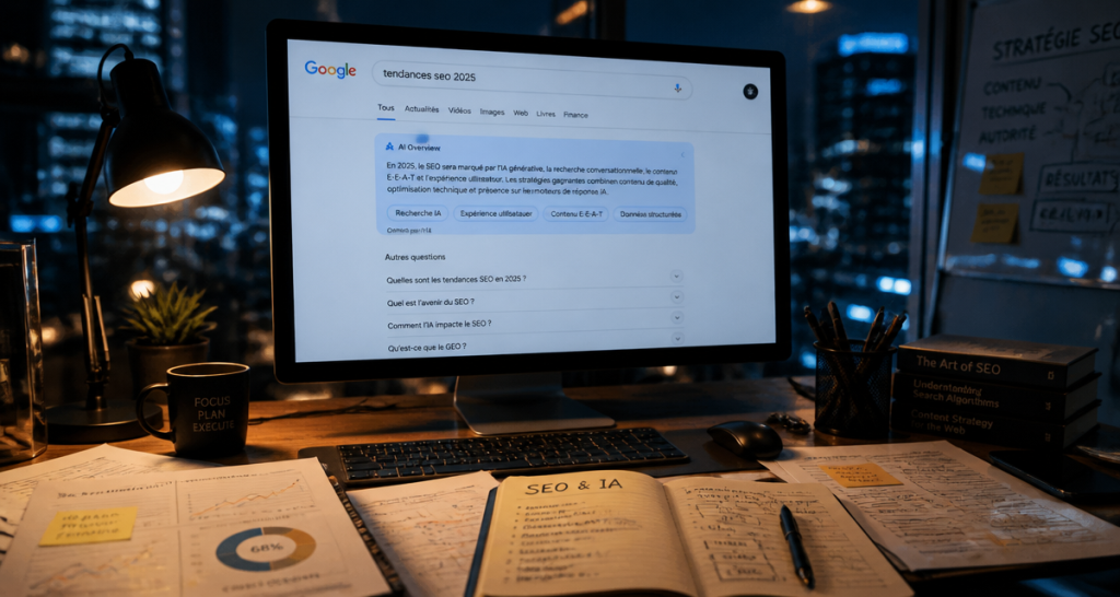 Actu SEO IA générative sur Google
