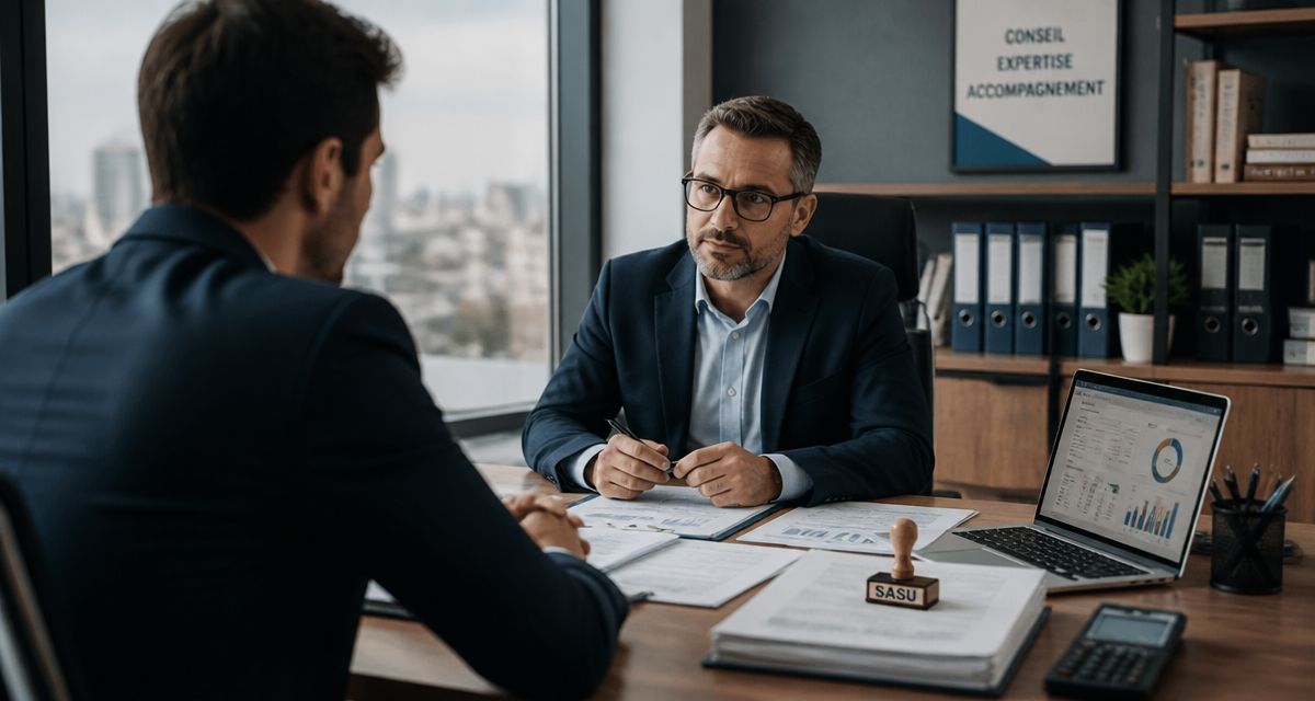Expert comptable SASU en réunion bilan