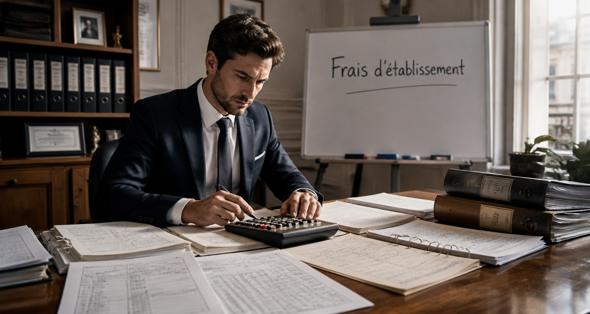 Expert-comptable frais d établissement