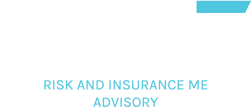 Insurance Me Advisory logo with risk and insurance themes.