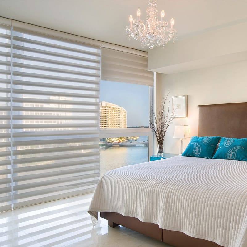 Custom Bedding with Silhouette Shades