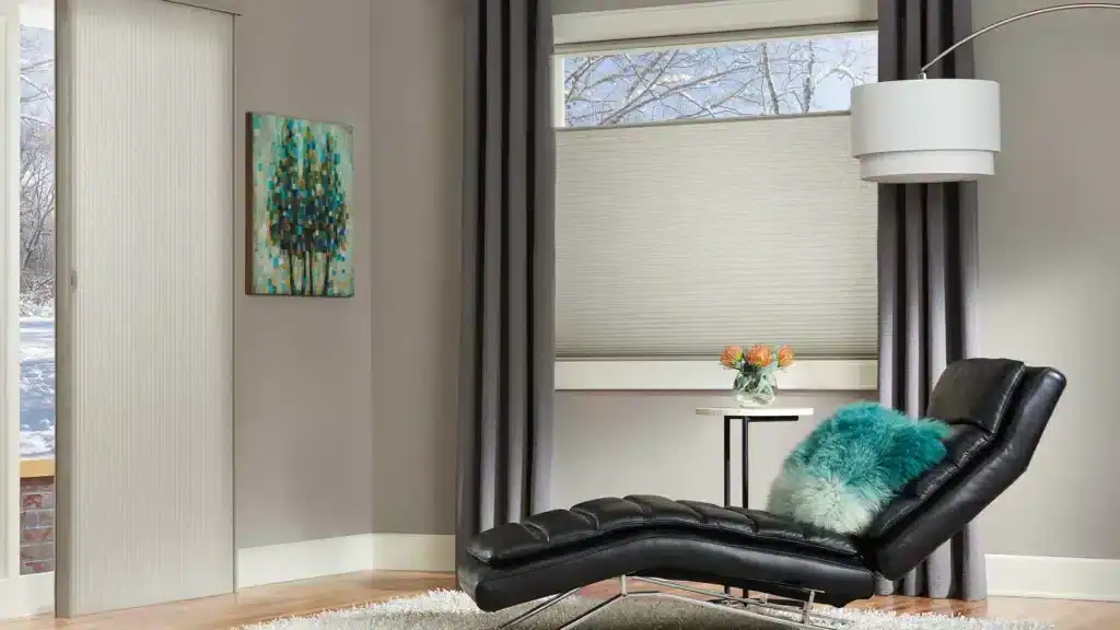 Duette® Shades with Top-Down/Bottom-Up and controlled with PowerView® Automation