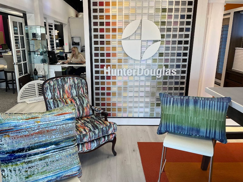 In The Shade Hunter Douglas display