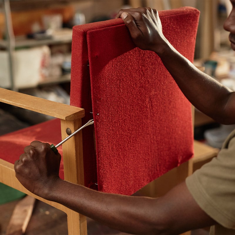 Upholstery Being Changed Out