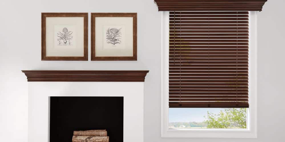 Parkland Wood Blinds Material: Basswood Color: Mission Oak