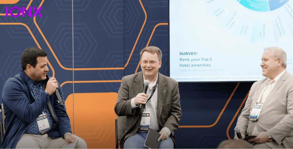 panel discussion with 3 speakers