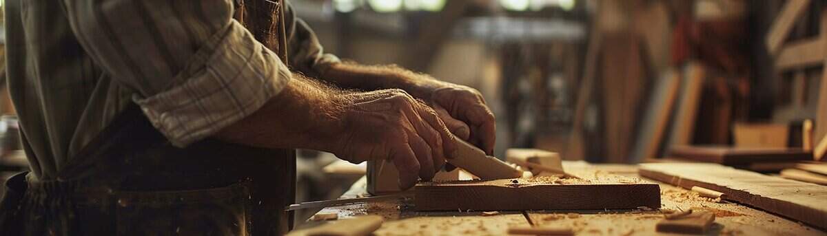 Traditional Craftsman at work