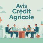 avis sur crédit agricole clients banque illustration moderne
