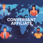 Illustration conversant affiliate réseau affiliation annonceurs éditeurs