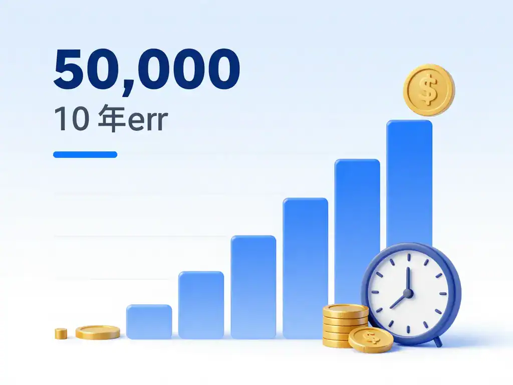 cout reel data visual credit 50000 sur 10 ans