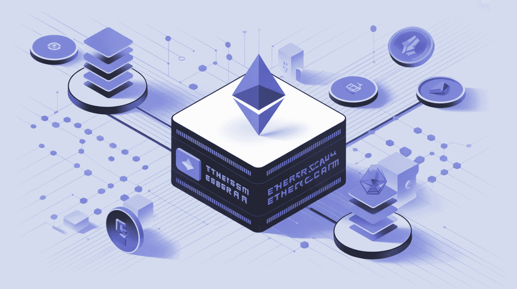 Illustration Etherscan explorer blockchain Ethereum