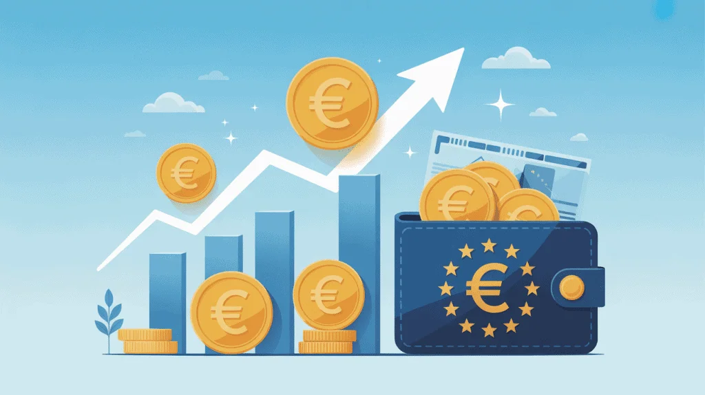 illustration rendement assurance vie fonds euros 2024 pièces croissance