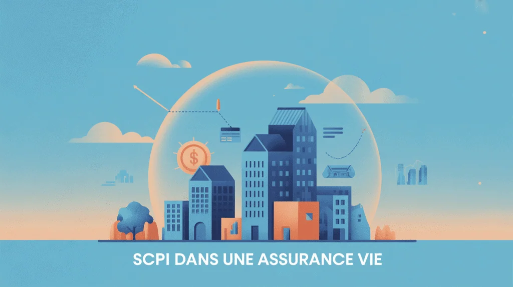 SCPI dans une assurance vie illustration investissement