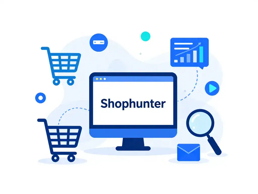 shophunter stratégie ecommerce illustration metaphore